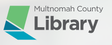Multnomah County Library website 